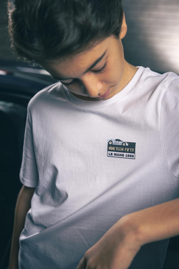 Jr. GT40 Tee - White