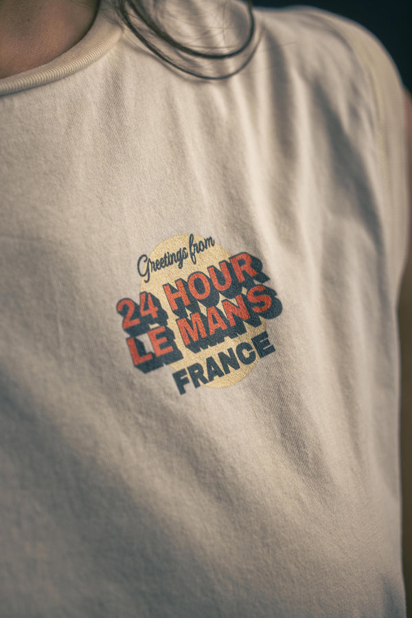 Trackside Crop Top - Washed Ivory