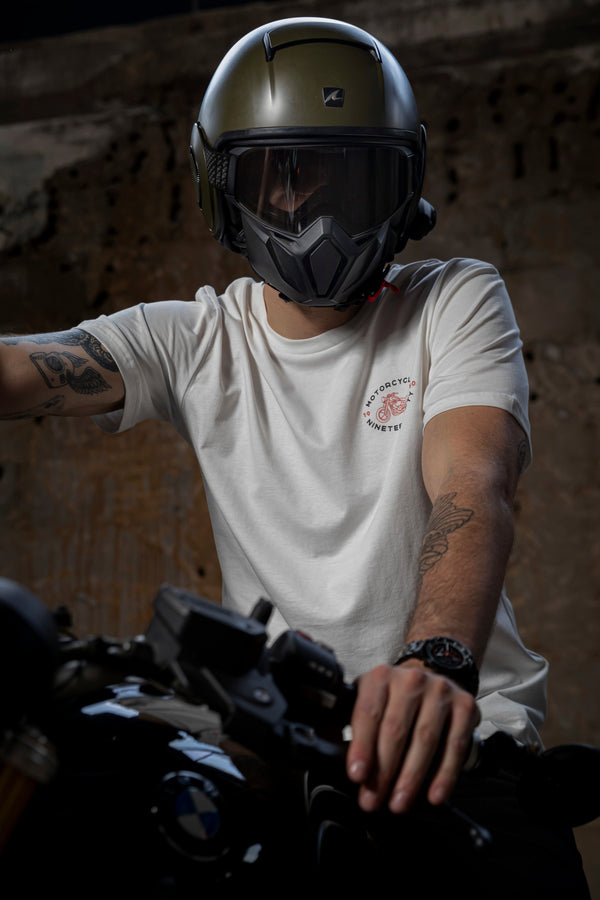 1950 Motorcycles Tee - White