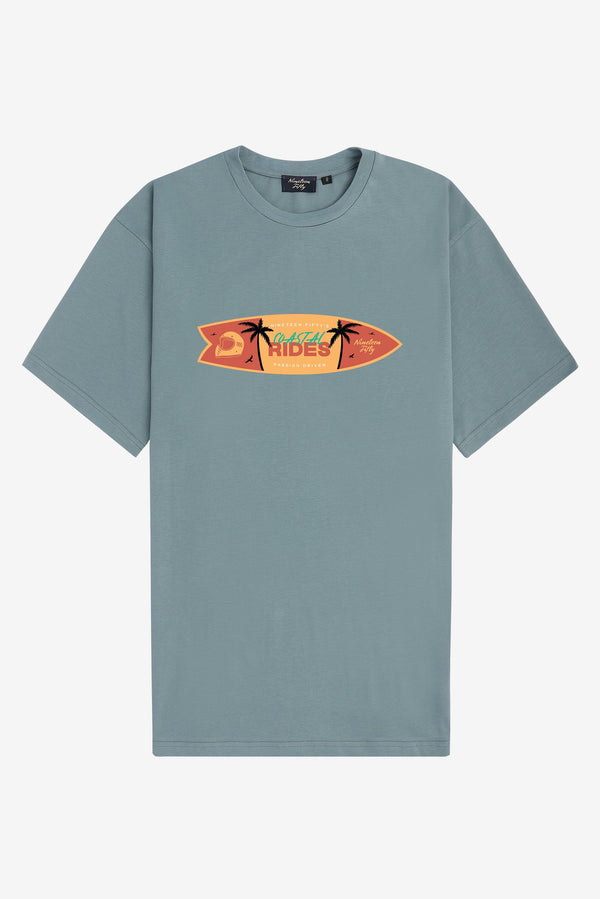 Route 110 Oversized T-Shirt - Blue