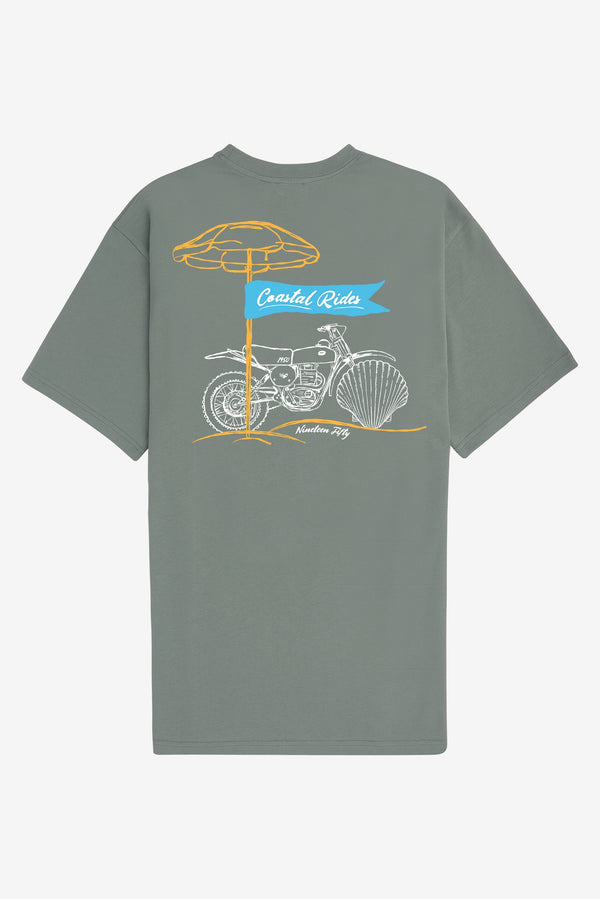 Sand Rider Oversized T-Shirt - Green