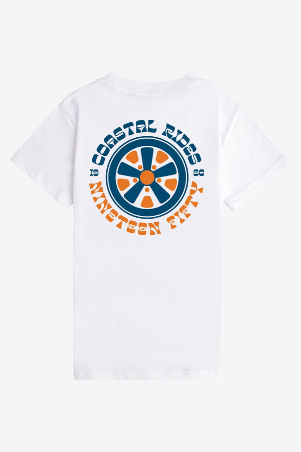 Jr. Palm Wheels T-Shirt - White