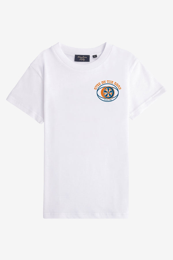 Jr. Palm Wheels T-Shirt - White