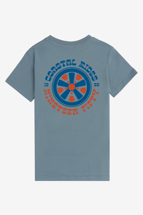 Jr. Palm Wheels T-Shirt - Blue