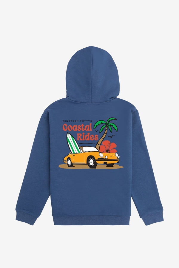 Jr. Coastal Drive Hoodie - Blue