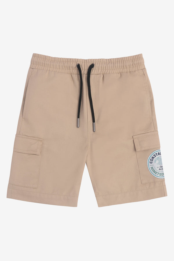 Jr. Cargo Shorts - Beige