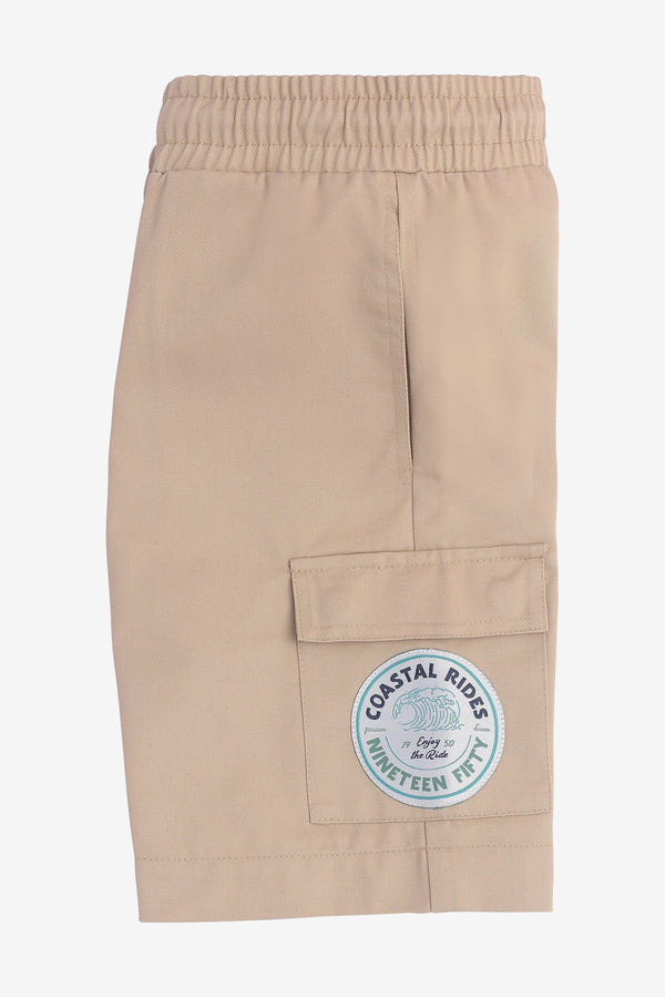 Jr. Cargo Shorts - Beige