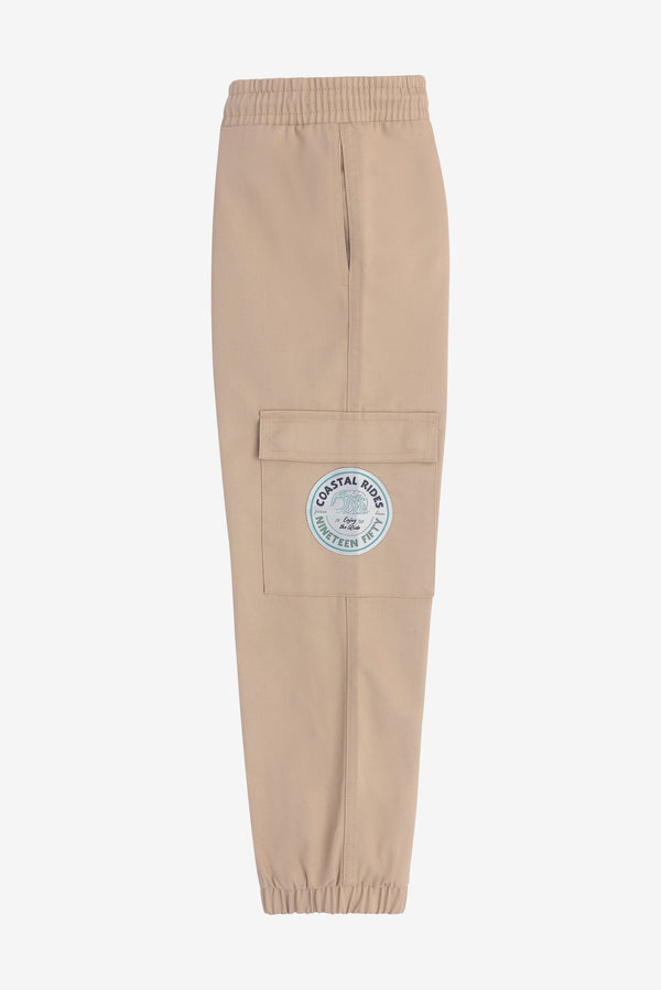 Jr. Cargo Pants - Beige