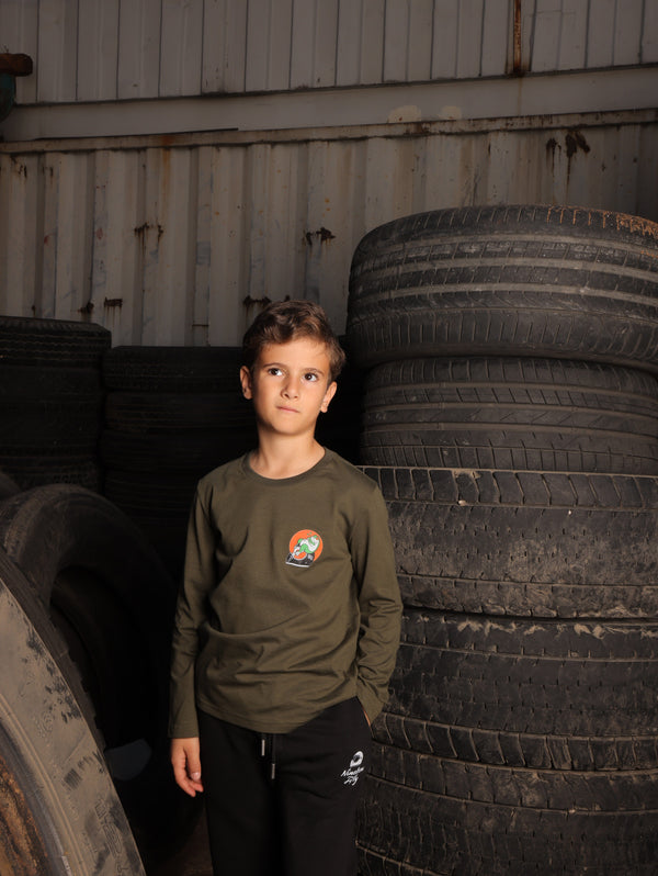 Jr. Motorsport Tee - Kaki