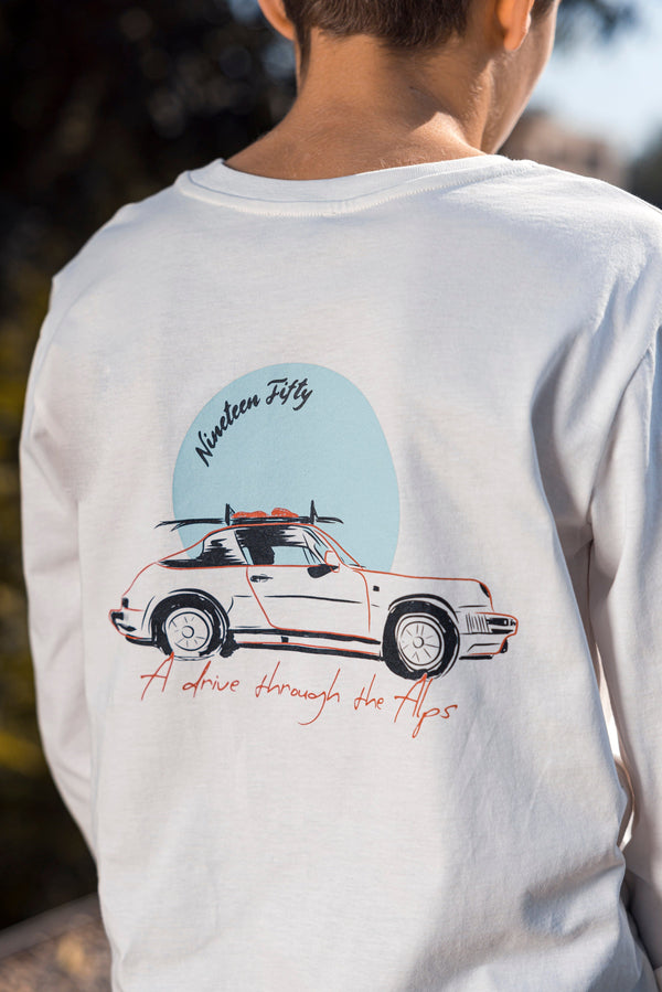 Jr. 911 Driver Tee - White