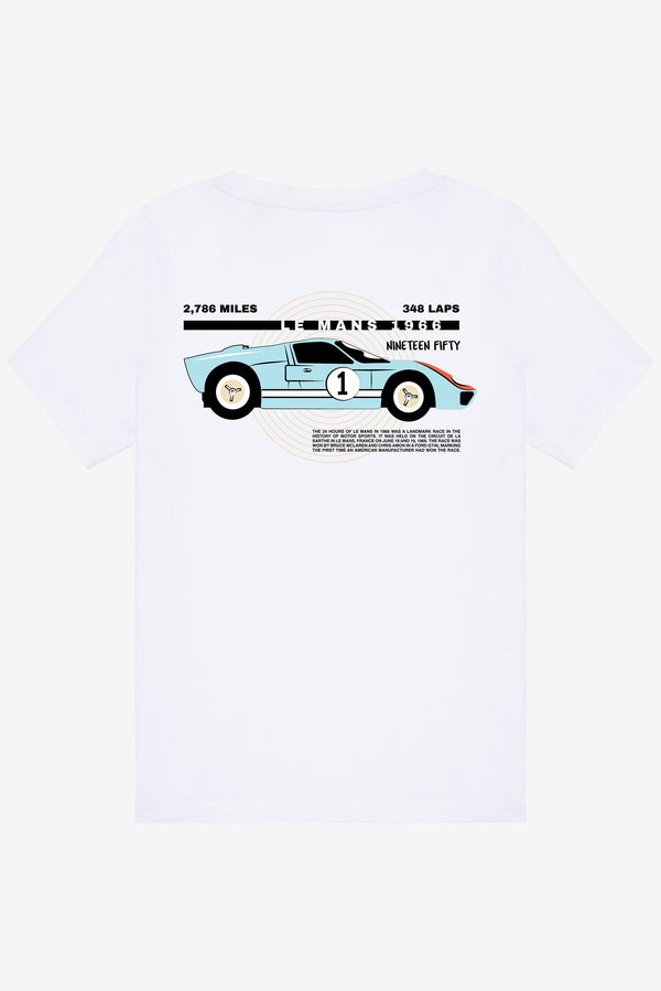 Jr. GT40 Tee - White