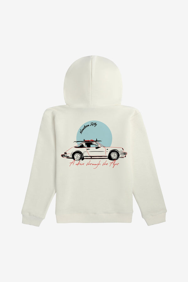 Jr. 911 Driver Hoodie - White