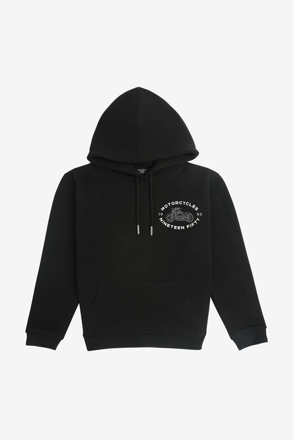 Jr. 1950 Motorcycles Hoodie - Black