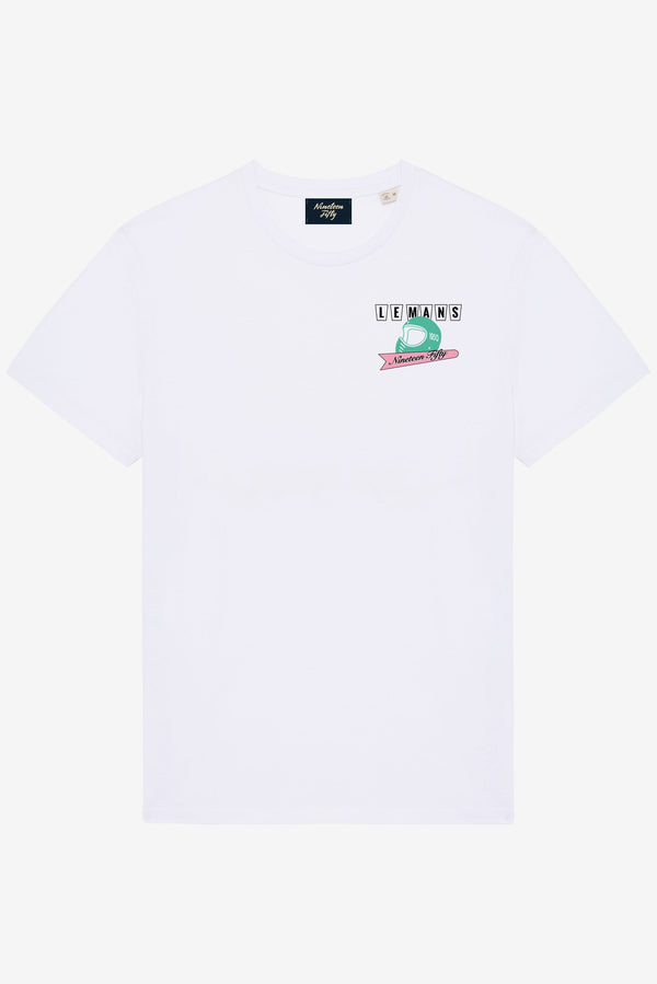 Le Mans Tee - White