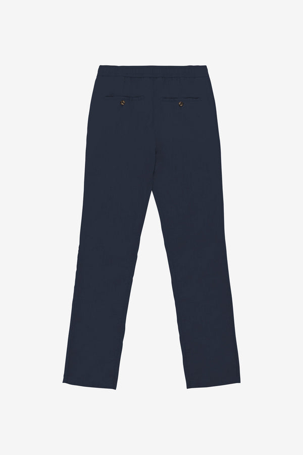 Linen Pants - Navy