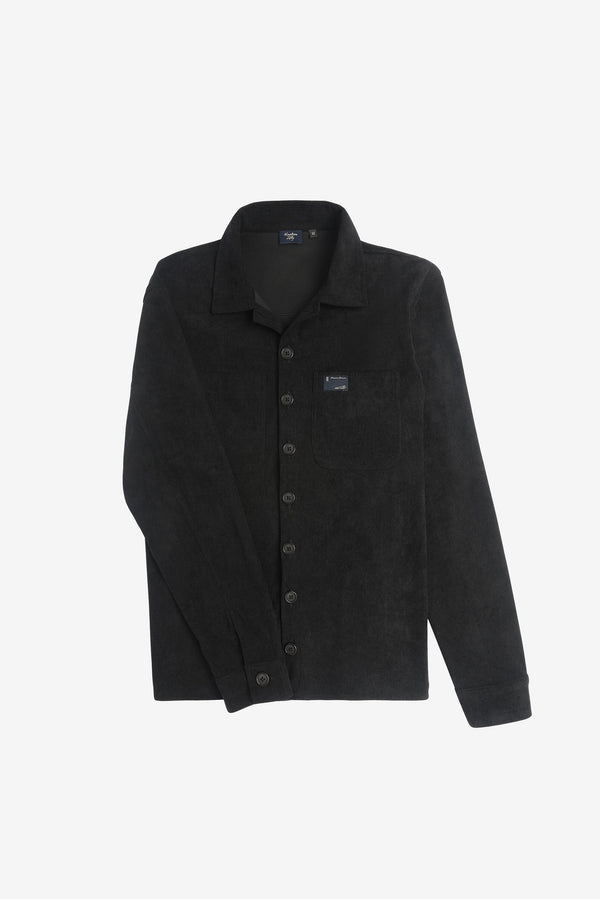 Classic Corduroy Overshirt - Black