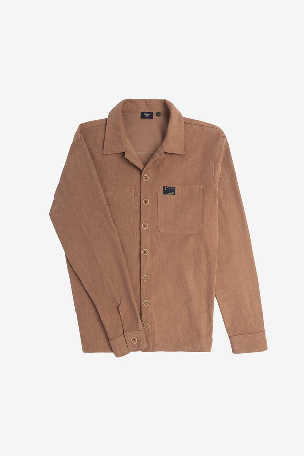 Classic Corduroy Overshirt - Camel