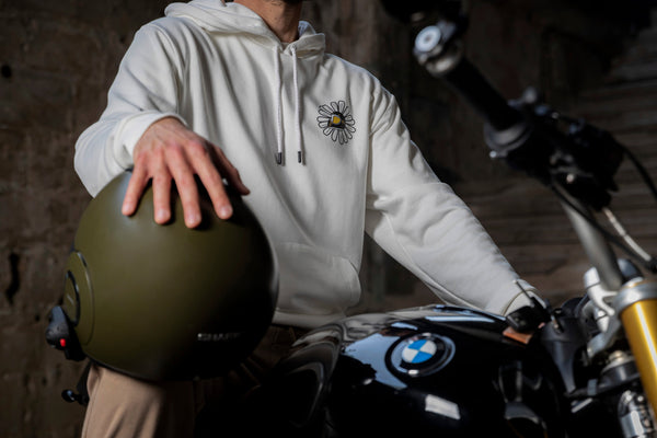 Spring Moto Hoodie - White