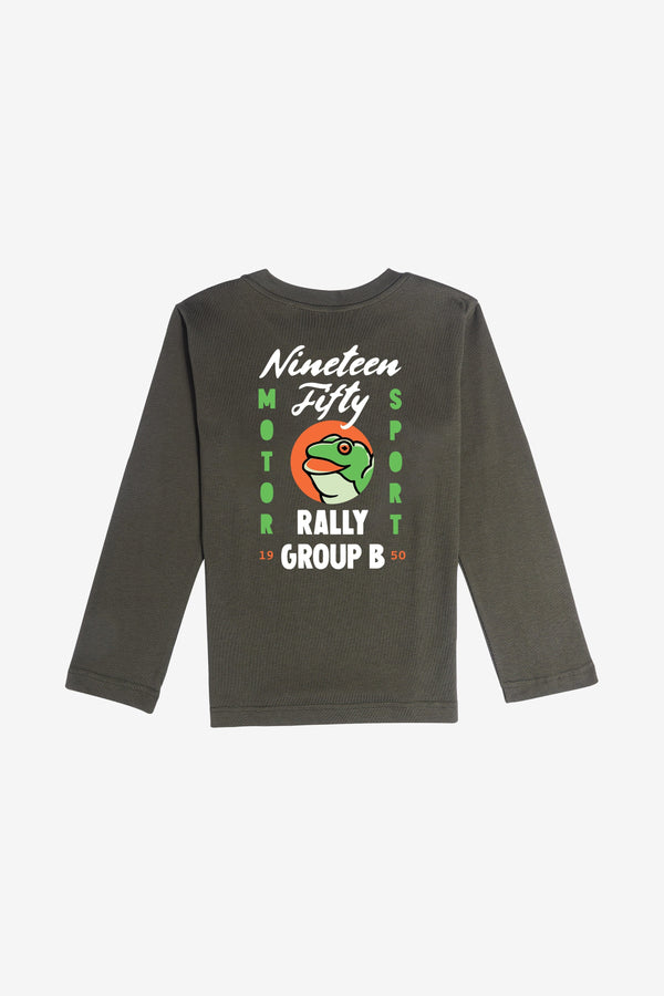 Jr. Motorsport Tee - Kaki