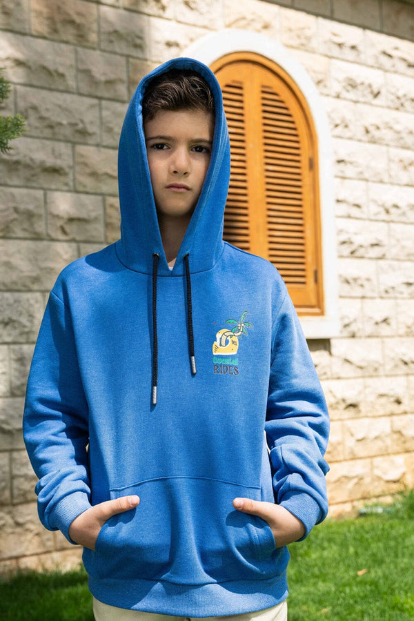 Jr. Coastal Drive Hoodie - Blue