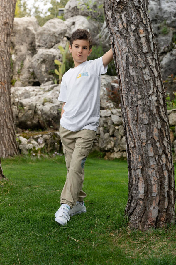 Jr. Cargo Pants - Beige