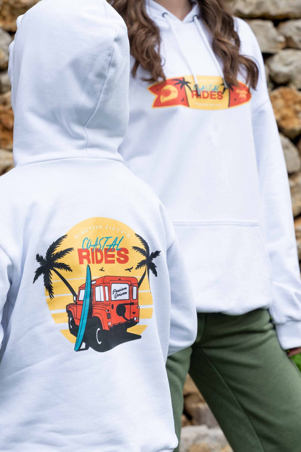 Jr. Route 110 Hoodie - White