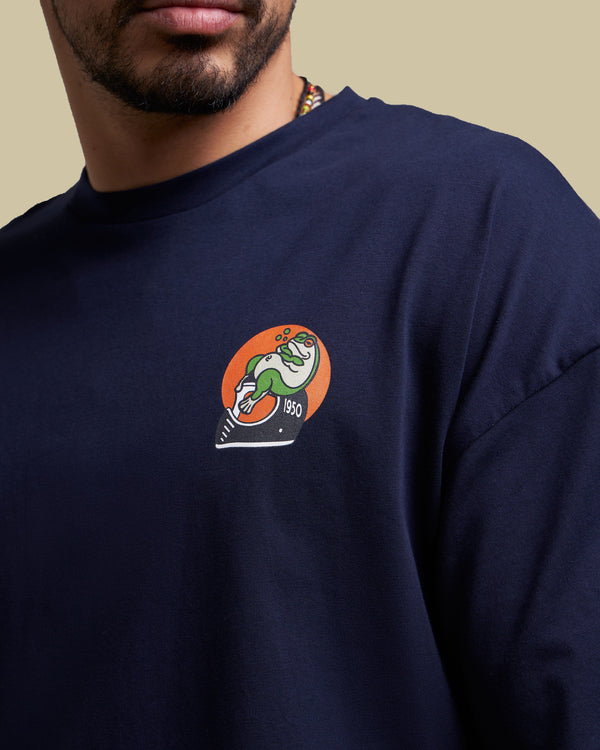 Oversized Motorsport Tee - White