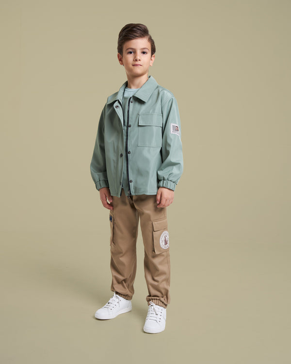Jr. Impermeable Lightweight Jacket - Mint