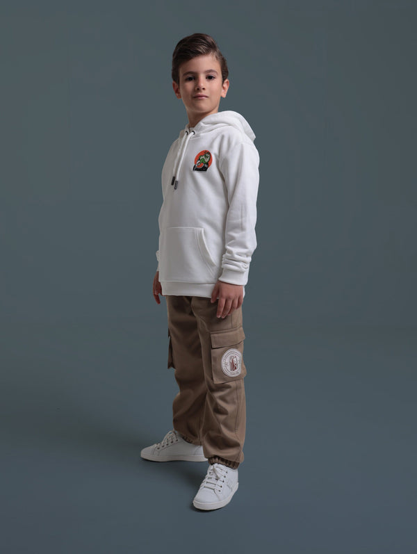 Jr. Motorsport Hoodie - White