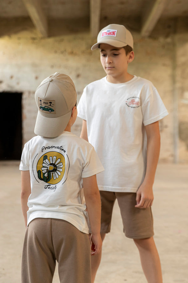 Classic Driver Cap - Beige