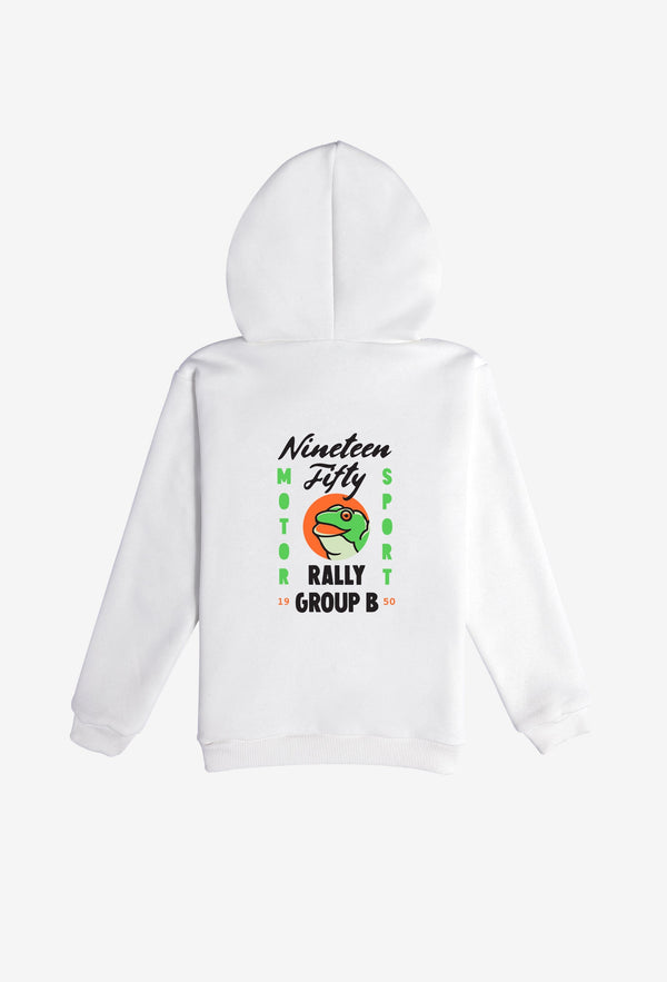 Jr. Motorsport Hoodie - White