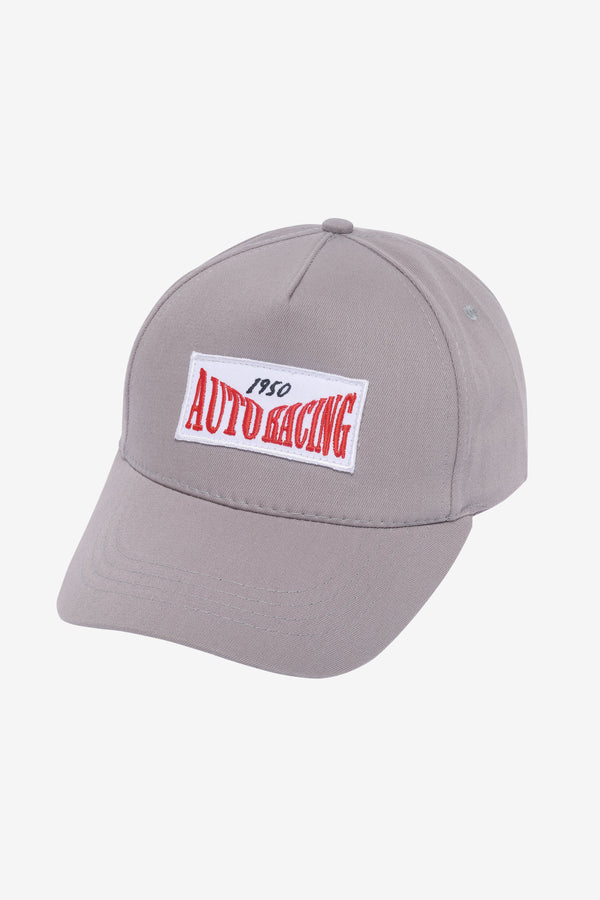 Auto Racing Cap - Grey