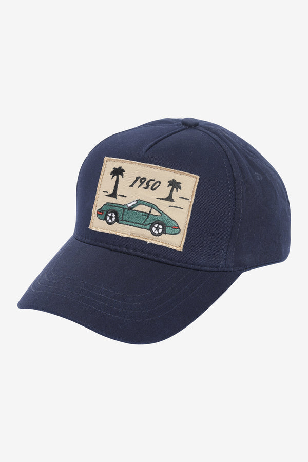 Classic Driver Cap - Navy Blue
