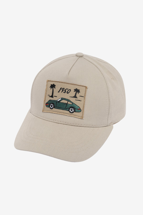 Classic Driver Cap - Beige