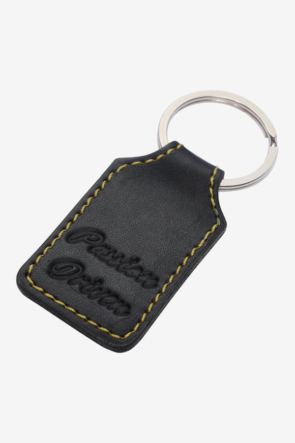 Heritage Keychain - Yellow on Black