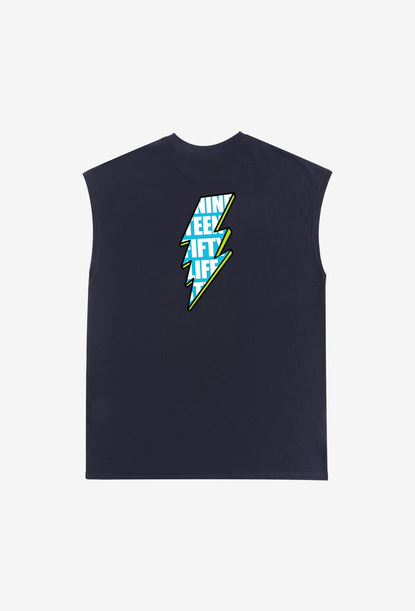 Oversized Ignition I-Shirt - Navy Blue