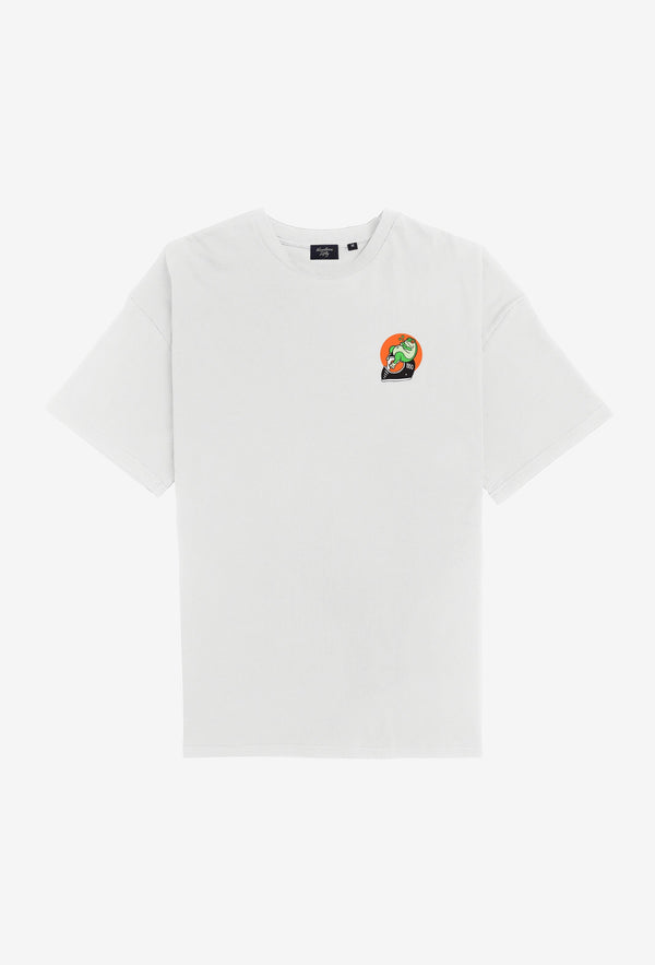 Oversized Motorsport Tee - White